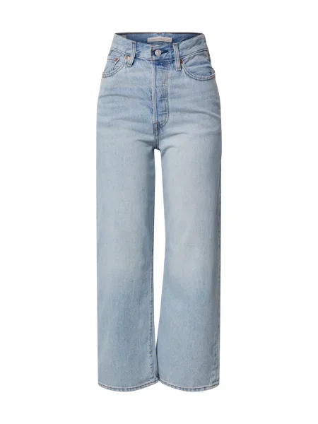 LEVI'S ® Džíny Ribcage Straight Ankle džínovina modrá