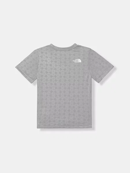 The North Face tričko detské TEEN PENTADOME EMBOSSED SS TEE sivá