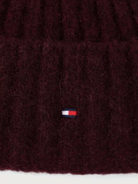 Tommy Hilfiger Czapka Th Flag Bordowy