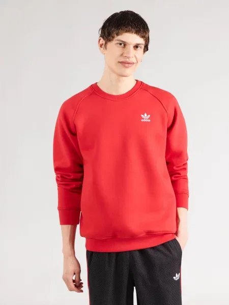 Adidas Mikina Trefoil Essentials červená