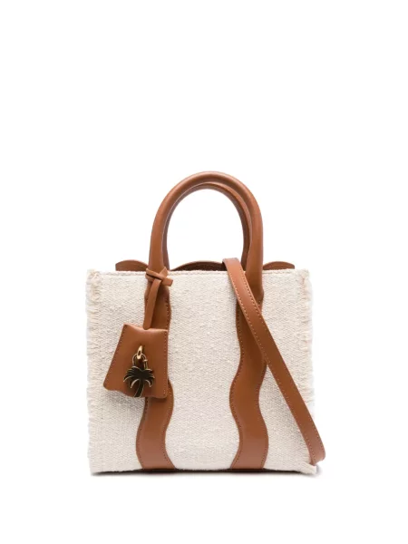 Geantă shopper Palm Angels din canvas