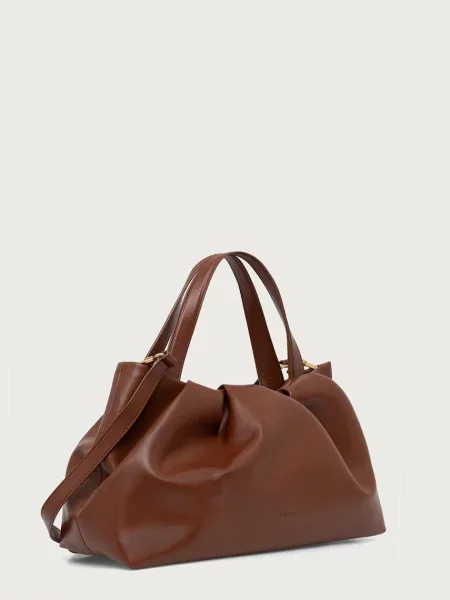 Geantă shopper Themoirè maro