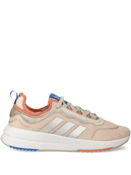 Sneakerși Adidas Cloudfoam alergare cu dungi cu platformă verde