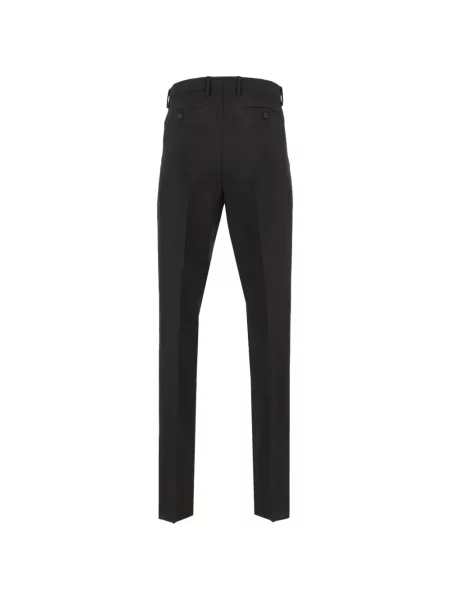 Pantaloni Fendi de mohair negru