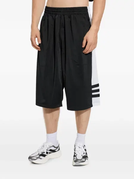 Vestă Adidas alergare cu dungi tricotate albastru