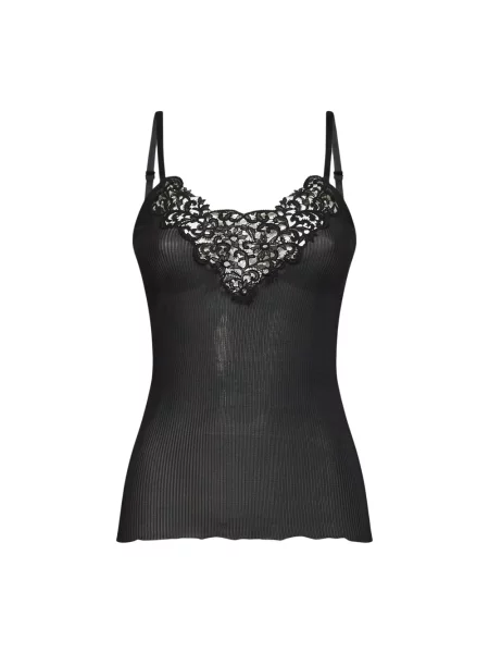 Top Saint Laurent bez rękawów czarny