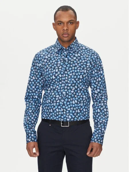 BOSS Cămașă Joe albastru