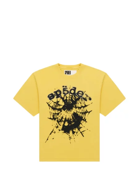 Scurt tricou Sp5der galben