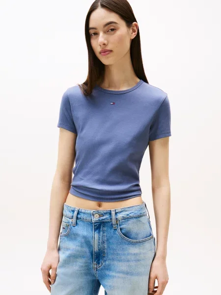 Majica Tommy Jeans modra