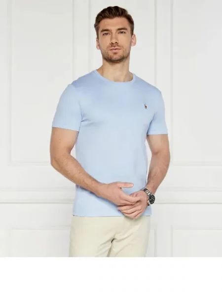 POLO RALPH LAUREN Tricou | Custom fit albastru