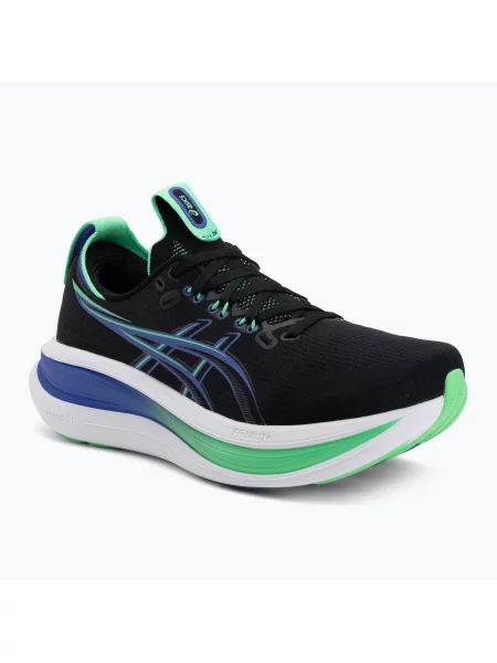 Pánske bežecké topánky ASICS Gel-Nimbus 28 black/cobalt burst čierna