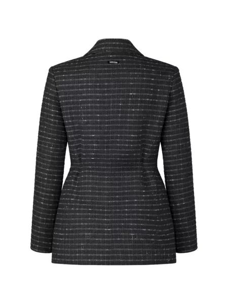 Sacou Msgm în carouri negru
