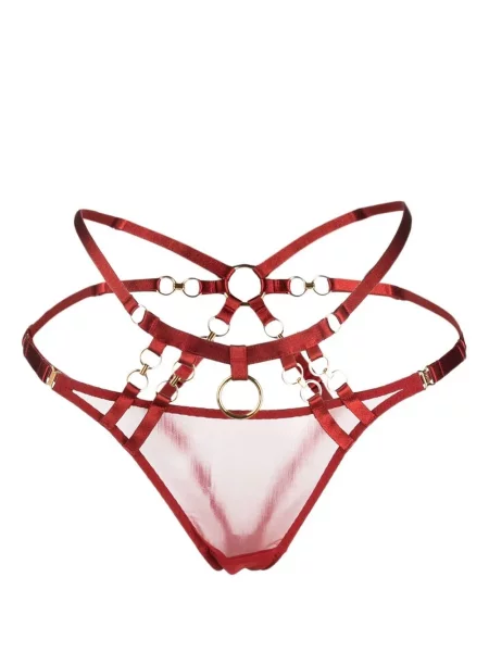 Chiloți Bordelle din satin roșu