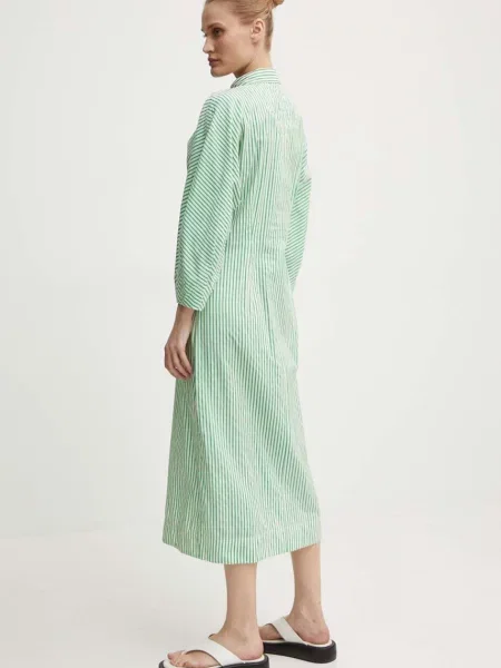 Šaty Day Birger et Mikkelsen Laurie Daily Classic Stripe RD midi zelená