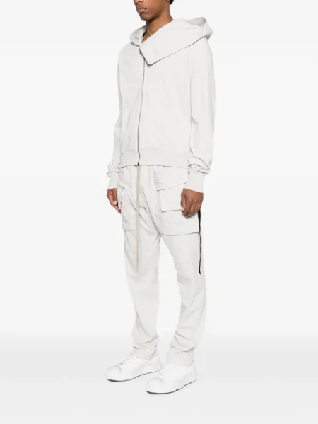 Hoodie Rick Owens Drkshdw με κουκούλα λευκό