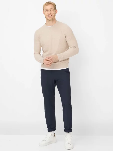 Prosty spodnie z dodatkiem model Phil P' Brax granatowe