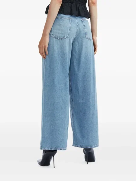 Blugi Rag & Bone cu 5 buzunare albastru