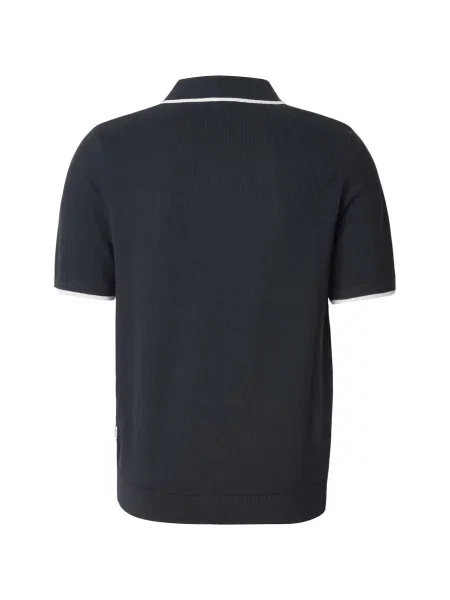 INDICODE JEANS Sveter Nomi námornícka modrá biela