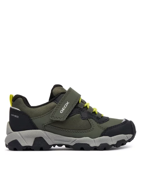 Sneakersy Geox J Magnetar Boy B Abx S Tmavo zelená