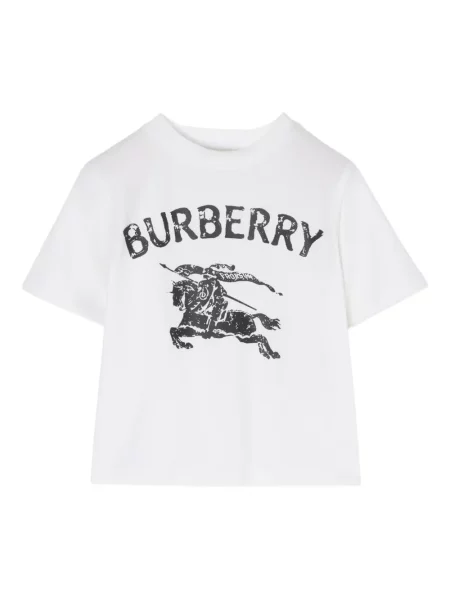 Dětské tričko Burberry bílé