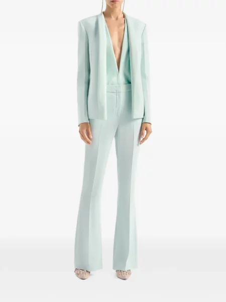 Pantaloni Genny evazate verde