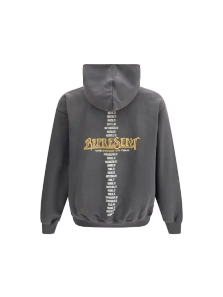 Bluza z kapturem Represent szara