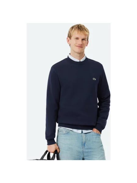 Bluza Lacoste Classic Fit Fleece granatowa XS niebieska