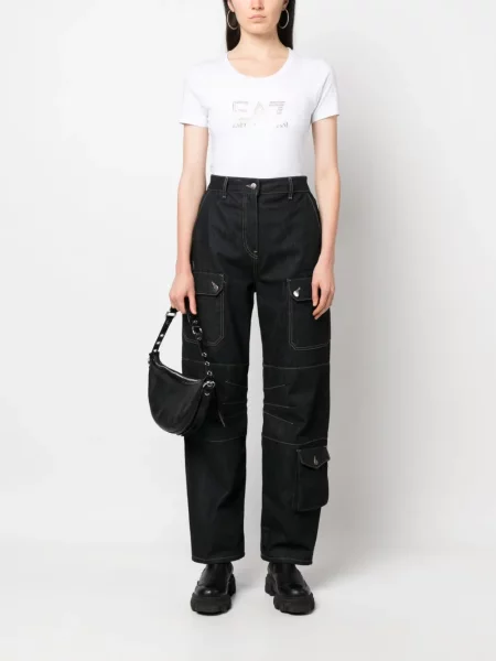 Kalnų krištolas marškinėliai Ea7 Emporio Armani balta
