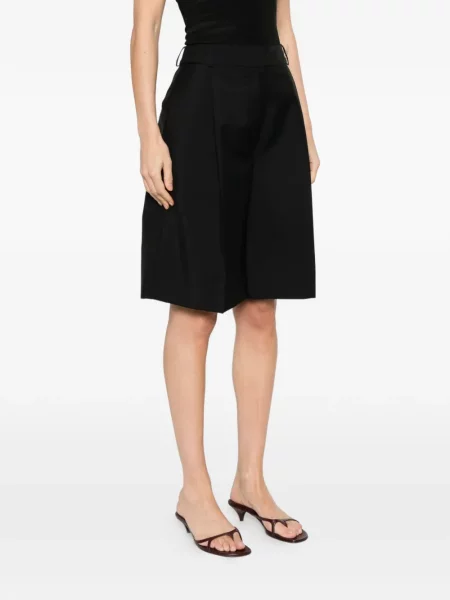 Szorty Róhe plisowane czarne