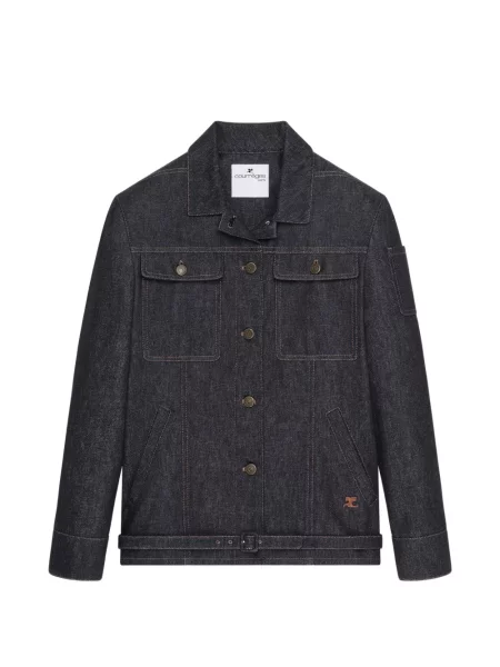 Geacă de blugi Courreges albastru