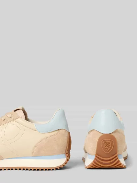 Sneakersy z mieszanki skóry model Lorain' Blauer beżowe