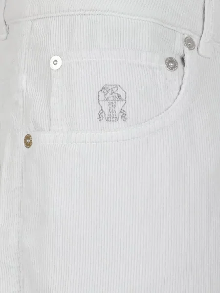 Kalhoty Brunello Cucinelli s 5 kapsami šedé