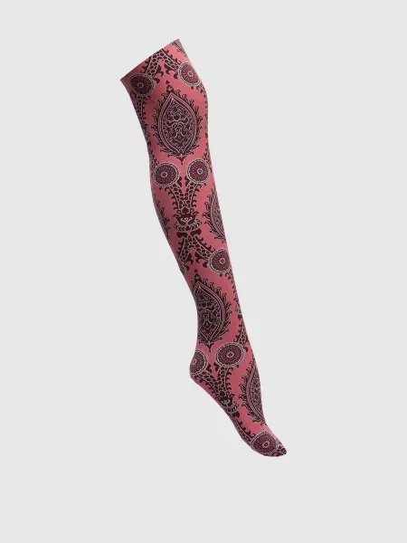 Колготи з принтом La Doublej рожеві
