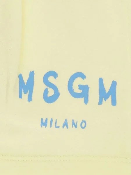 Szorty dziecięce Msgm żółte