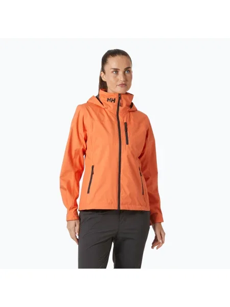 Geacă de navigație pentru femei Helly Hansen Crew Hooded bonfire