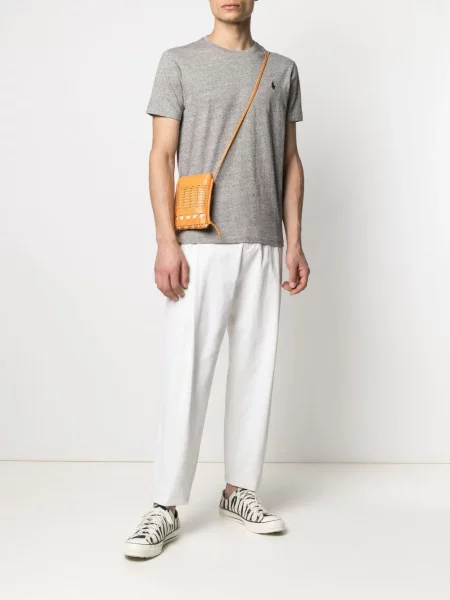 Haftowana koszula Polo Ralph Lauren niebieska