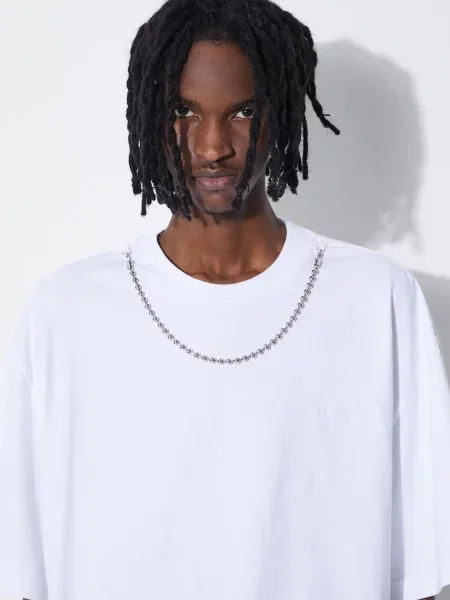 Однотонная футболка Ambush белая