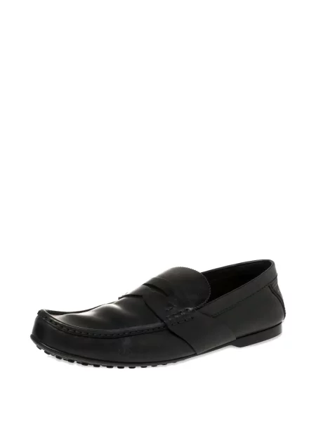 Kožené loafers Louis Vuitton Pre-owned černé