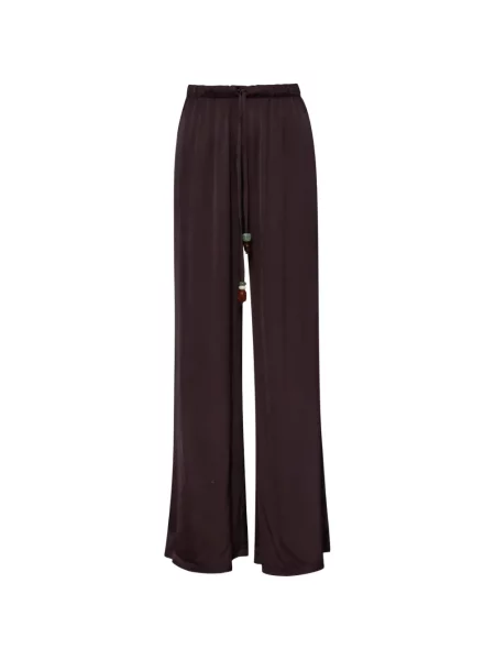 Pantaloni palazzo Baobab cu talie înaltă maro