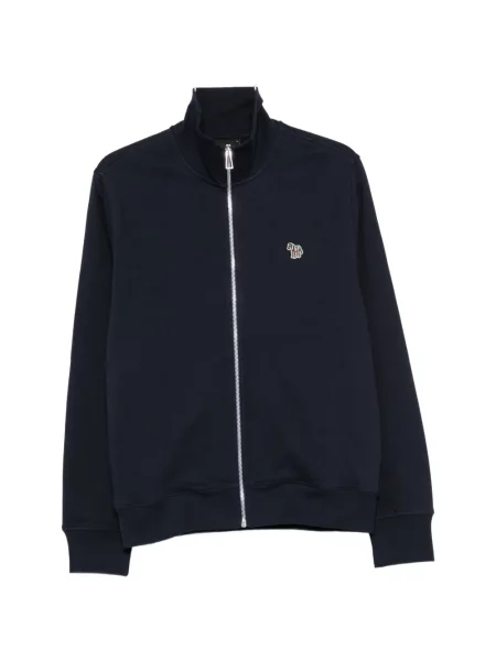 Hanorac cu fermoar Ps Paul Smith cu model zebră albastru