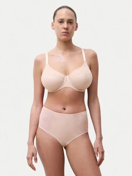 Chantelle Klasikinės kelnaitės aukštu juosmeniu Norah Chic rožinė