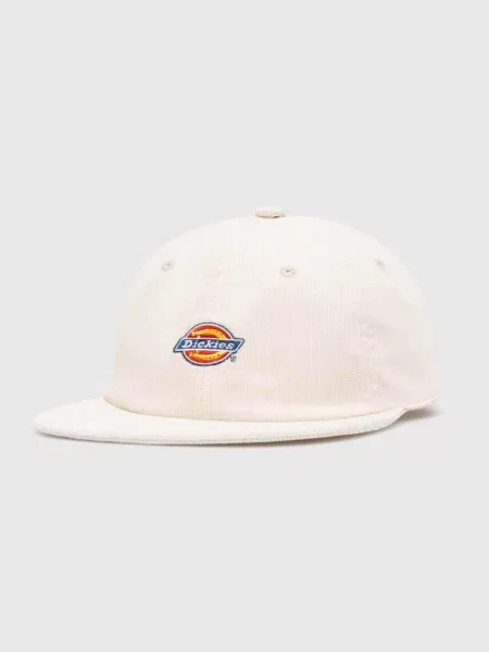 Джинсова шапка с козирка Dickies CHASE CITY CAP с апликация бяло