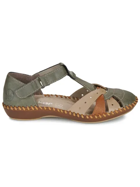 Pantofi Rieker verde