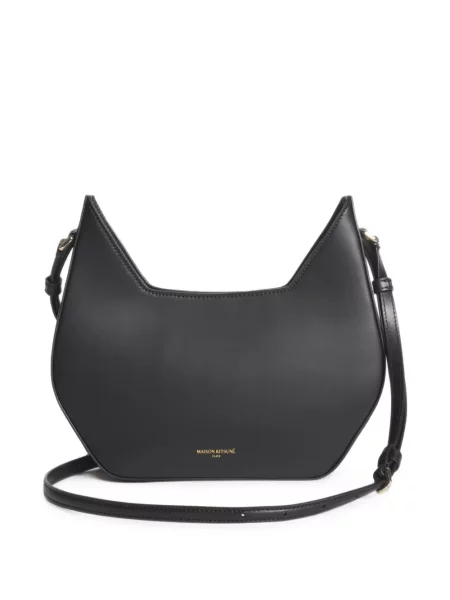 Geantă Maison Kitsune din piele negru