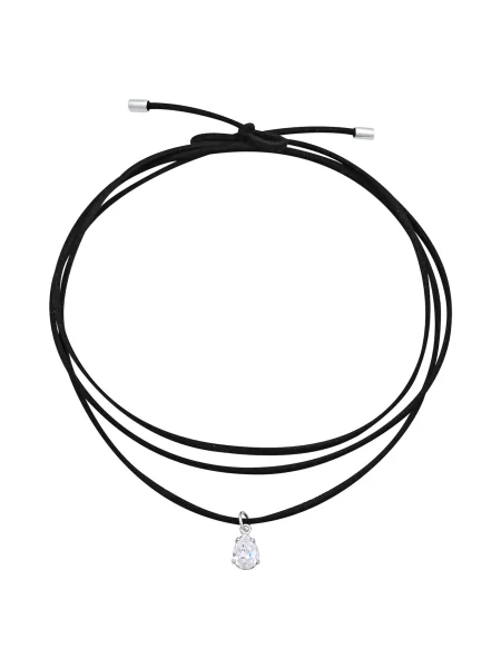 ELLI Verižica / srebrna črna