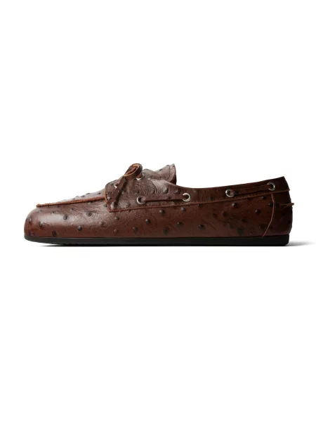 HANDMADE SHOES Mocasini SLOW LIFE amestecat maro