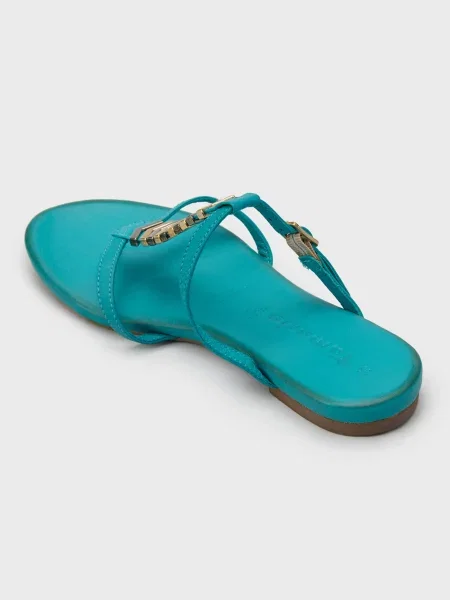 Шлепанцы Tamaris зеленые