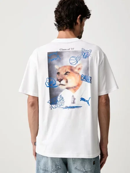 Puma tričko pánske biela