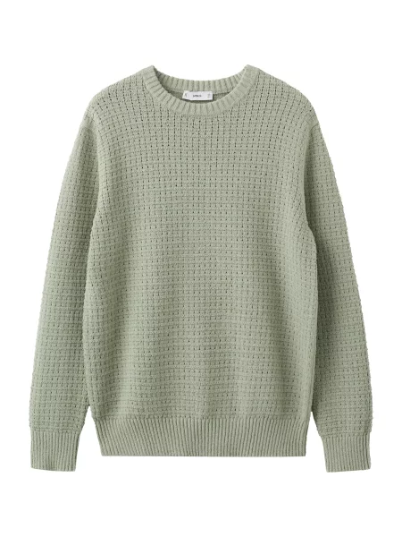 MANGO MAN Pulover Samos pastel verde