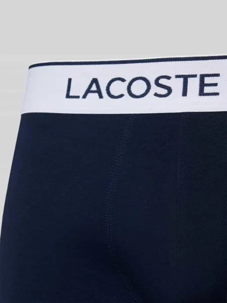 Bokserki Lacoste 3 pack navy blue granatowe